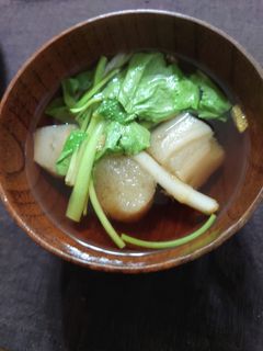 根三つ葉のお吸い物-レシピのメイン写真