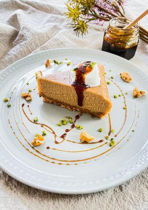 95℃ ご褒美に 黒糖バナナチーズケーキ-レシピのメイン写真