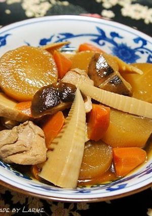 父の味!我が家自慢染み旨鶏肉と大根の煮物-レシピのメイン写真