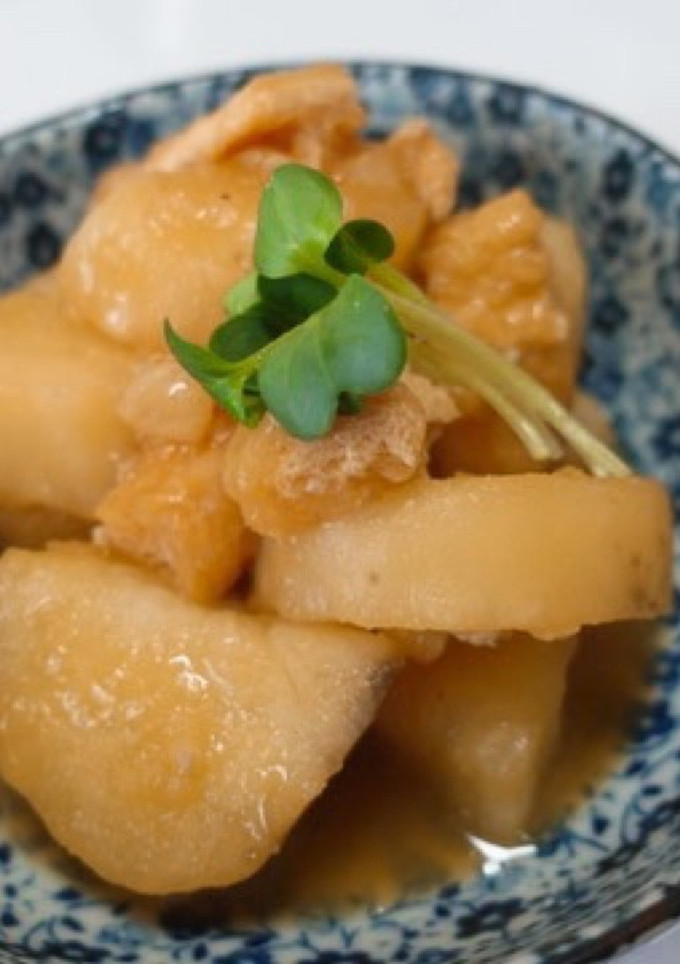 山芋と油揚げの煮物-レシピのメイン写真