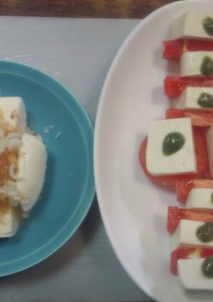 モッツァレラ冷奴と豆腐カプレーゼ-レシピのメイン写真
