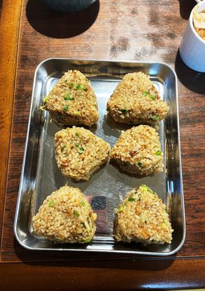 おかか麺つゆ＆小葱の玄米おにぎり-レシピのメイン写真