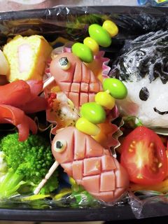 こどもの日 ニコニコ こいのぼり弁当-レシピのメイン写真