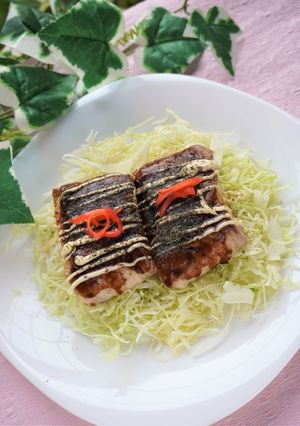 №58　厚揚げのお好み焼き風-レシピのメイン写真