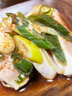 高タンパク!鶏ハムねぎぽん-レシピのメイン写真