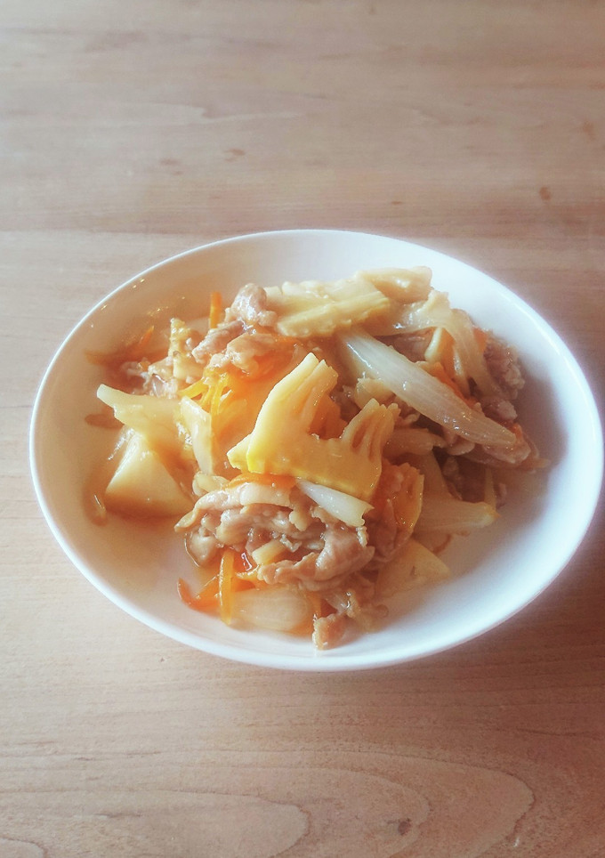 たけのこと豚肉の炒めもの-レシピのメイン写真