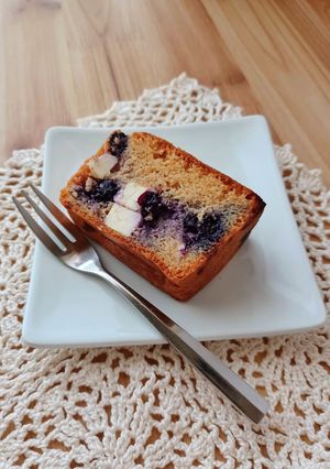 【低糖質】ブルーベリーのアーモンドケーキ-レシピのメイン写真