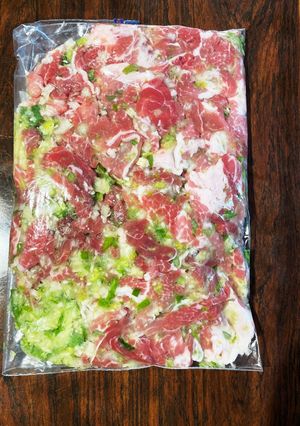 豚こま肉のねぎ塩だれ漬け☆下味冷凍保存-レシピのメイン写真