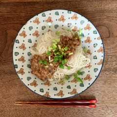 納豆ひやむぎ　そうめんも可-レシピのメイン写真