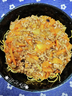 おすすめ皿うどん☆ミンチたっぷりで大満足-レシピのメイン写真
