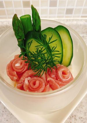 おもてなしに♪ポテトサラダの簡単盛り付け-レシピのメイン写真