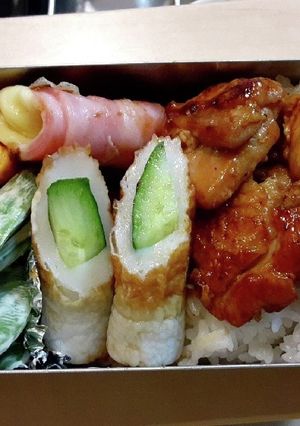 高校生弁当覚え書き5　焼き鳥弁当-レシピのメイン写真
