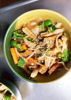 レンジ肉無チクワ特性デミソース味野菜炒め-レシピのメイン写真
