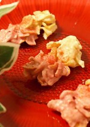 *バレンタイン簡単可愛いチョコフレーク*-レシピのメイン写真