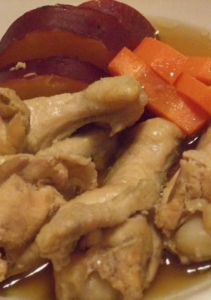 鶏手羽元とさつまいものうま煮-レシピのメイン写真