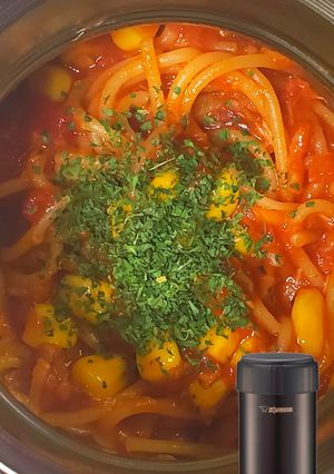 ツナ缶とトマト缶のパスタ-レシピのメイン写真