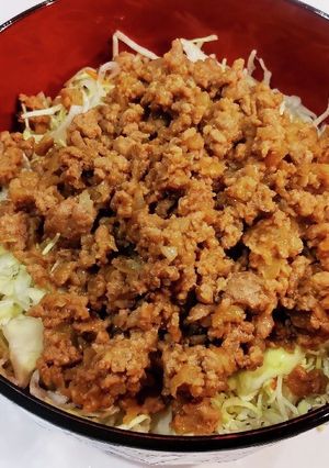 【簡単&15分&ボリューム】甘辛ひき肉丼-レシピのメイン写真