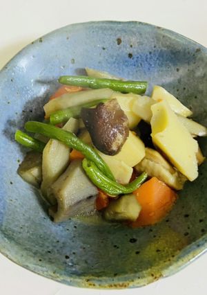 割烹白だしで筑前煮！調味料全て大さじ２！-レシピのメイン写真