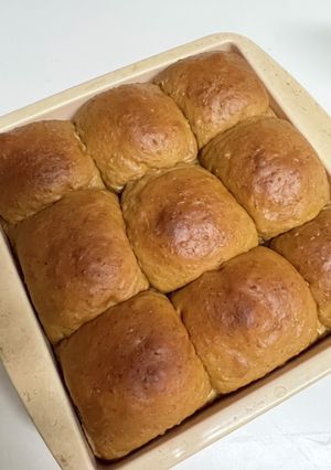 オートミール　ふわふわ黒糖ちぎりパン-レシピのメイン写真