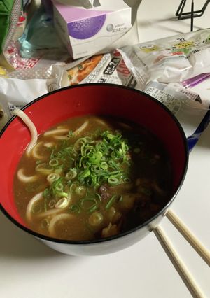 自称、伝説のカレーうどん-レシピのメイン写真