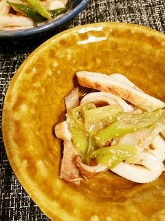 イカとネギのからし酢味噌和え-レシピのメイン写真