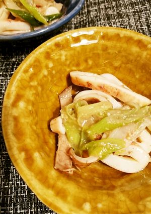 イカとネギのからし酢味噌和え-レシピのメイン写真