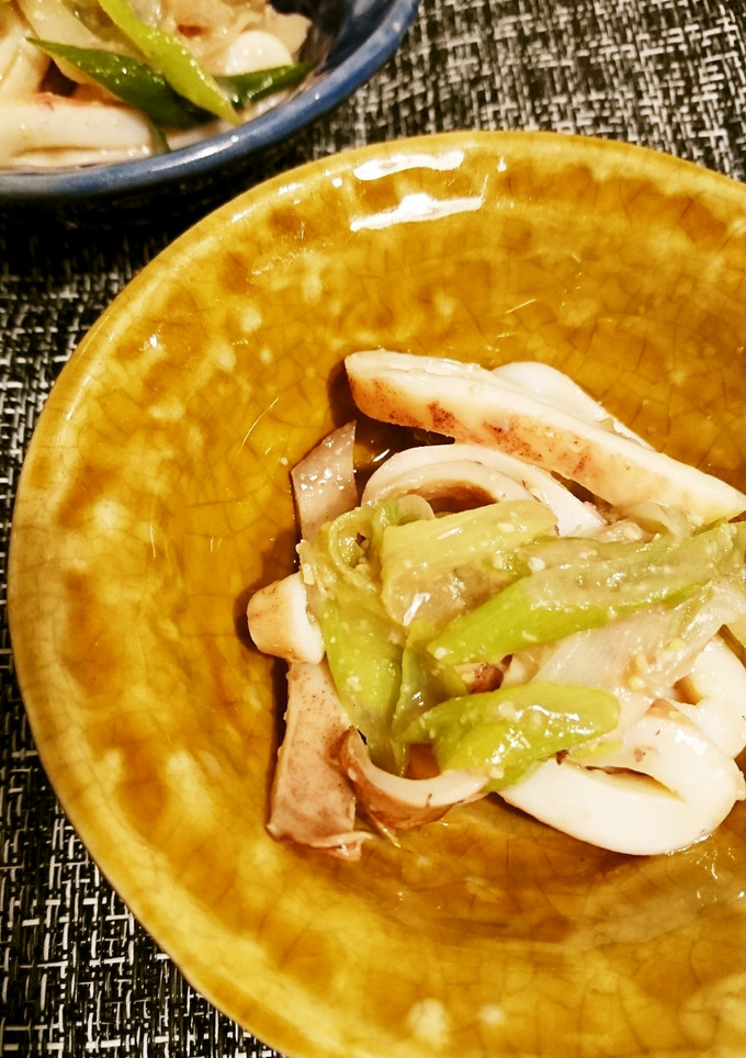 イカとネギのからし酢味噌和え-レシピのメイン写真