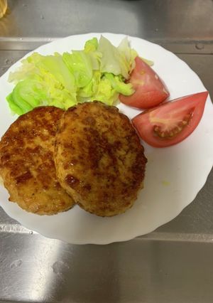 簡単。照焼き冷凍豆腐ハンバーグ-レシピのメイン写真