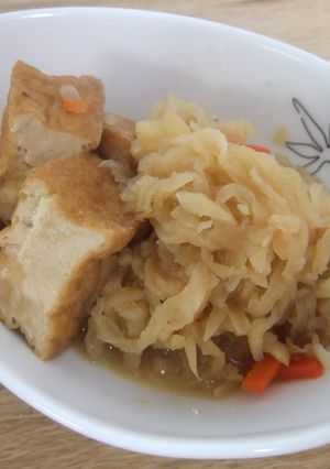 切り干し大根と厚揚げ煮-レシピのメイン写真