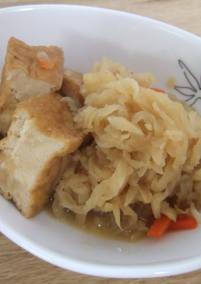 切り干し大根と厚揚げ煮-レシピのメイン写真
