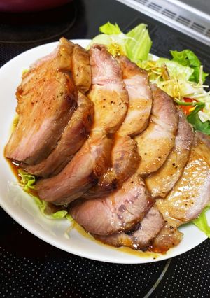 簡単!スパイシーソースのローストポーク-レシピのメイン写真