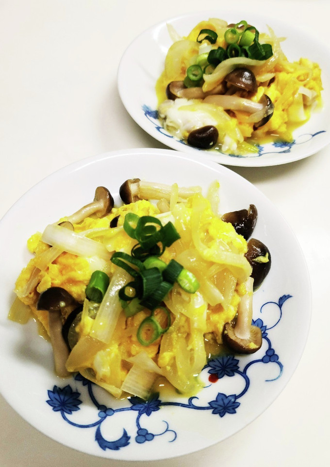 ◇三種の葱の簡単！卵とじ♪(^-^)♪◇-レシピのメイン写真
