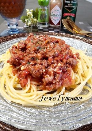 娘に伝えたい＊トマト缶で簡単ミートソース-レシピのメイン写真