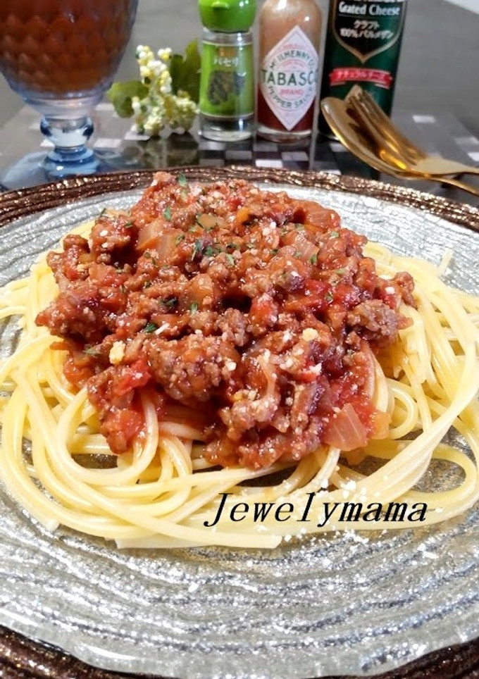 娘に伝えたい＊トマト缶で簡単ミートソース-レシピのメイン写真