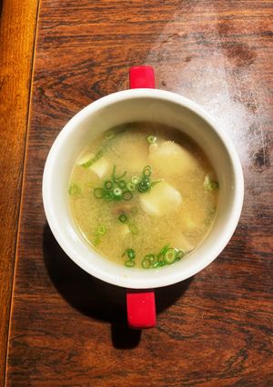 エリンギとコーンの根菜麹味噌汁-レシピのメイン写真