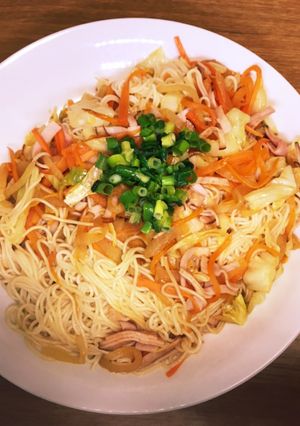 ハリッサそうめんチャンプルー-レシピのメイン写真
