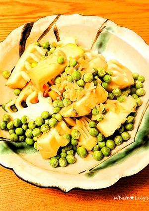 筍とグリーンピースのガーリックバター醤油-レシピのメイン写真