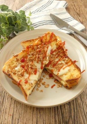 ベーコンとチーズのフレンチトースト-レシピのメイン写真