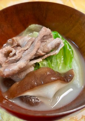 超簡単、体整う、食物繊維たっぷりレタス鍋-レシピのメイン写真