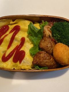 お誕生日オムライス弁当-レシピのメイン写真