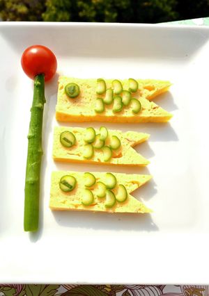 卵焼きで、こいのぼり-レシピのメイン写真