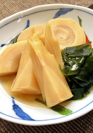 簡単な春の若竹煮☆ワカメも美味しいよ-レシピのメイン写真