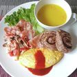 超簡単!オムレツワンプレートごはん!