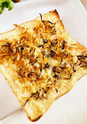 塩こんぶとチーズのトースト-レシピのメイン写真
