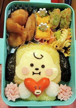 BT21 CHIMMYおにぎり弁当！-レシピのメイン写真