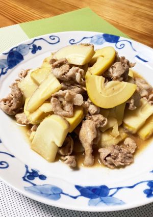 たけのこと豚肉の味噌炒め-レシピのメイン写真