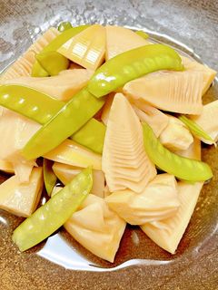 タケノコと絹さやの煮もの-レシピのメイン写真