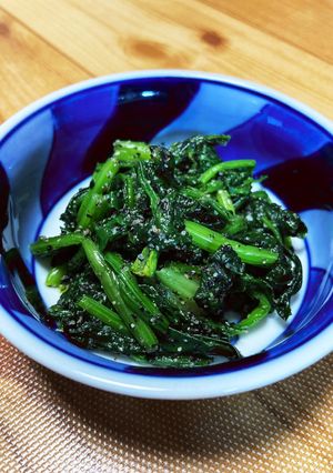 とある旅館のほうれん草の甘い胡麻和え-レシピのメイン写真