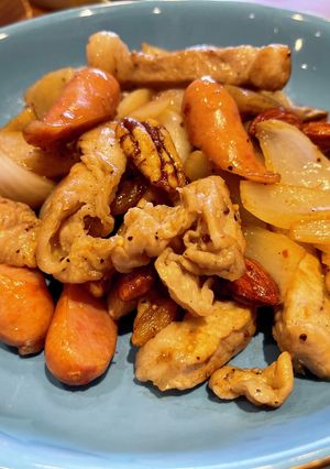 ビールのお供に豚肉三昧、ポーク祭り山賊焼-レシピのメイン写真