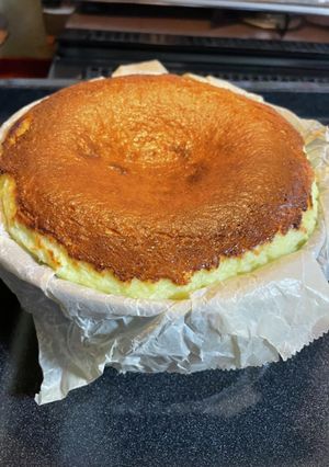 簡単バスクチーズケーキ　混ぜて焼くだけ-レシピのメイン写真